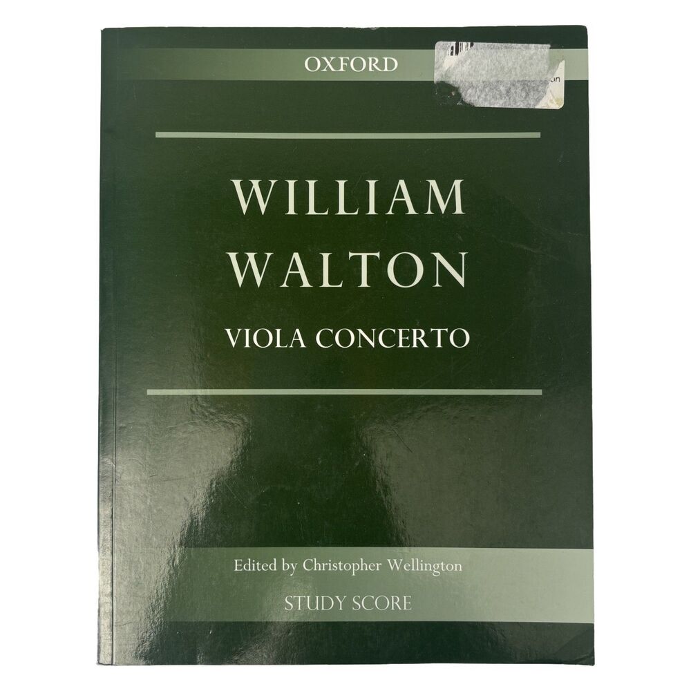 Walton Viola Concerto Study Score Oxford University Press